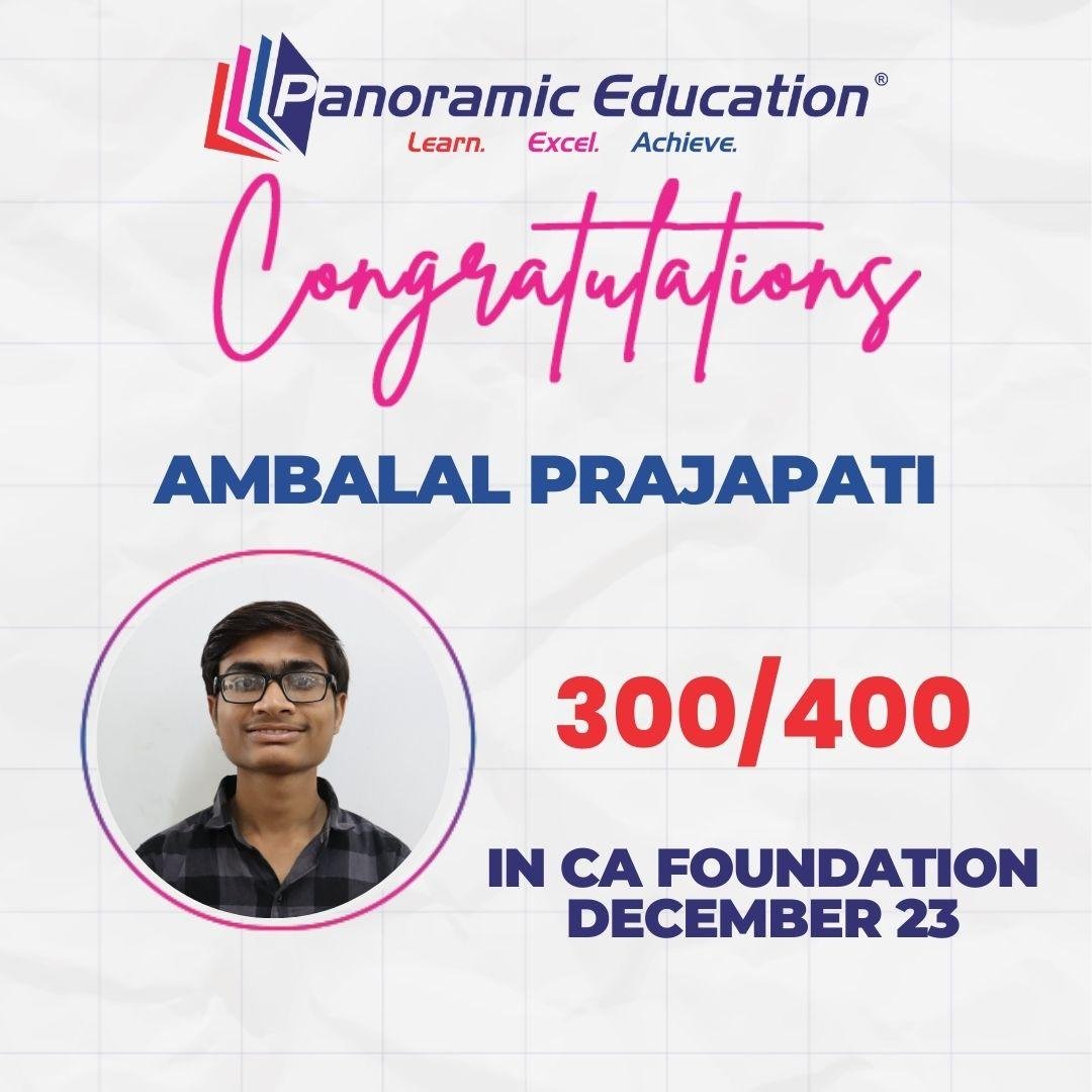 CA Foundation - December 2023